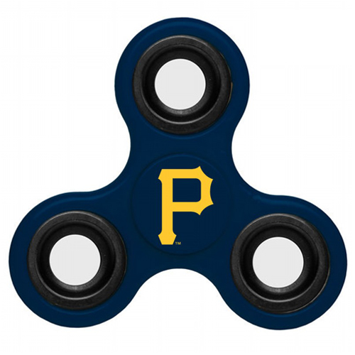 MLB Pittsburgh Pirates 3 Way Fidget Spinner B41 - Navy - Click Image to Close